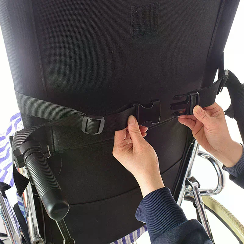Blue Blocked Wheelchair Headrest Anti Side Pillow Position Pad Wheelchair Accessories Adjustable Wheelchair Back Cushion Support