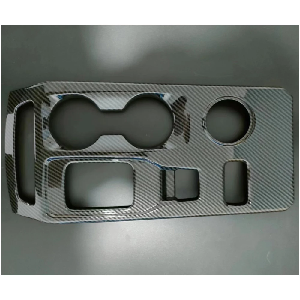 Para Ford Ranger T9 2023 + cubierta de Panel de cambio con apariencia de fibra de carbono decoración Interior accesorios para automóviles