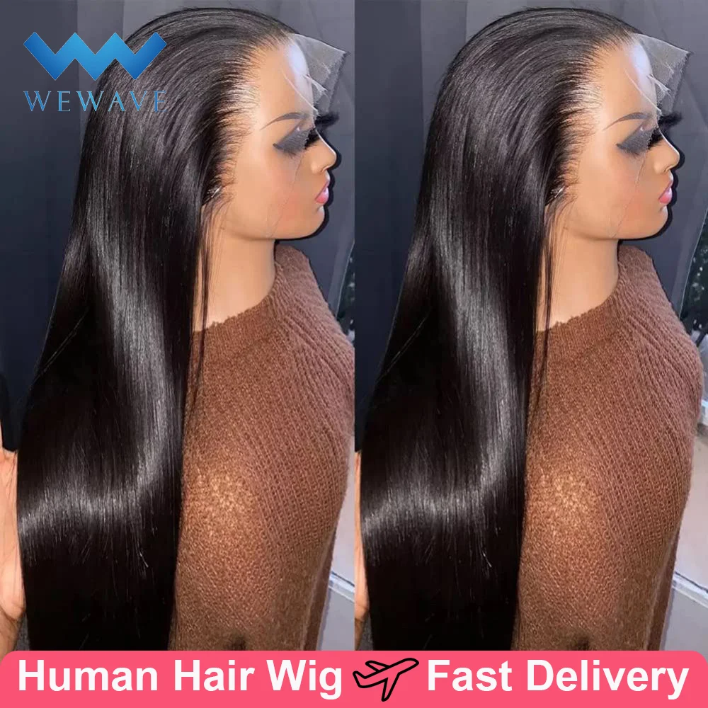 30 inch Straight 13x6 Lace Frontal Wig Human Hair 13x4 Lace Front Wig Pre Plucked Brazilian Straight Human Hair Wig Glueless Wig