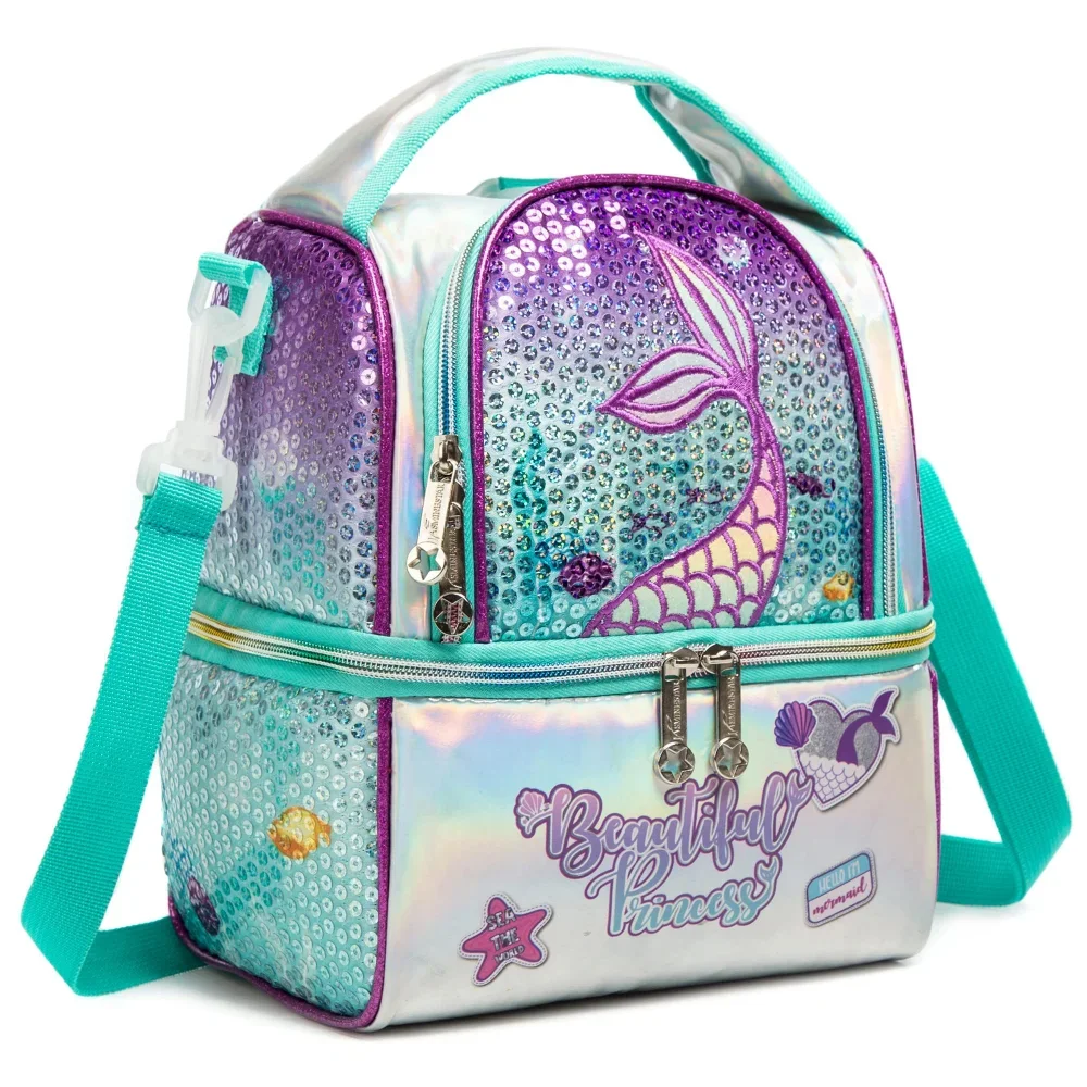 

Gsequins Lunch Bag for Kids Insulated Bag Tote with Lunch Bag Food Bag High-quality Double-layer Large-capacity Waterproof