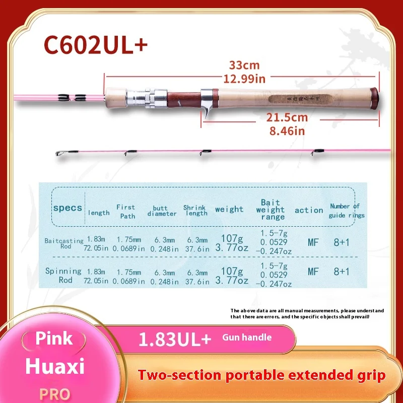 Yushan Outdoor Flower Stream Pro Ultralight (UL) Spinning Rod for Creek  Fishing & Small Fish. Medium-Fast Action. - AliExpress 18