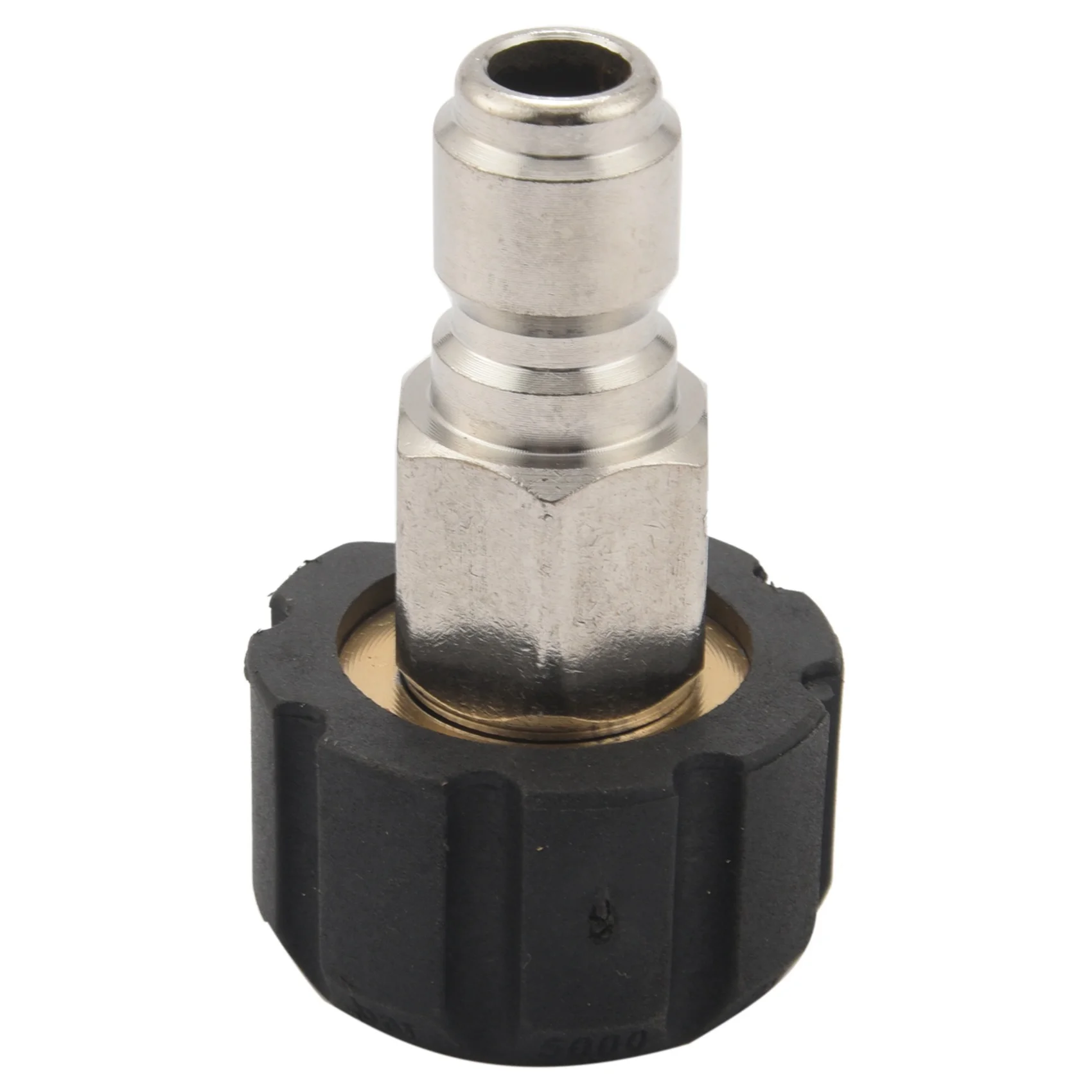 AS60-12X Pressure Washer Adapter Set, Quick Connect Kit, Metric M22 15Mm Female Swivel To M22 Male Fitting, 5000 Psi