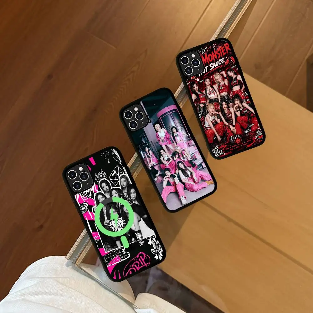 Korean Girl Group B-Babymonster Magnetic For Magsafe Phone Case For iPhone 17 Air 16 Pro Max 15 14 13 12 11 Protective Cover