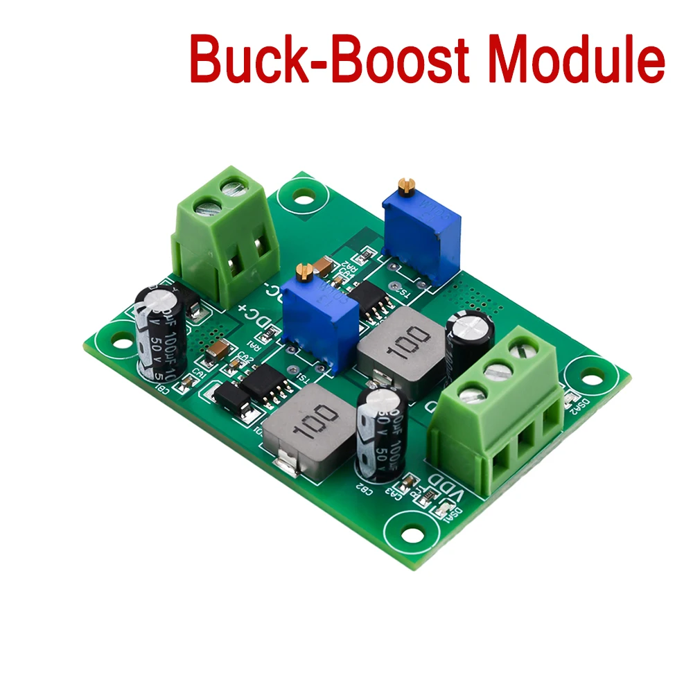 Buck Boost Converter DC-DC 5.5V-35V to 1.22-16V Power Supply Module Adjustable Voltage Stabilizer for Smart Home