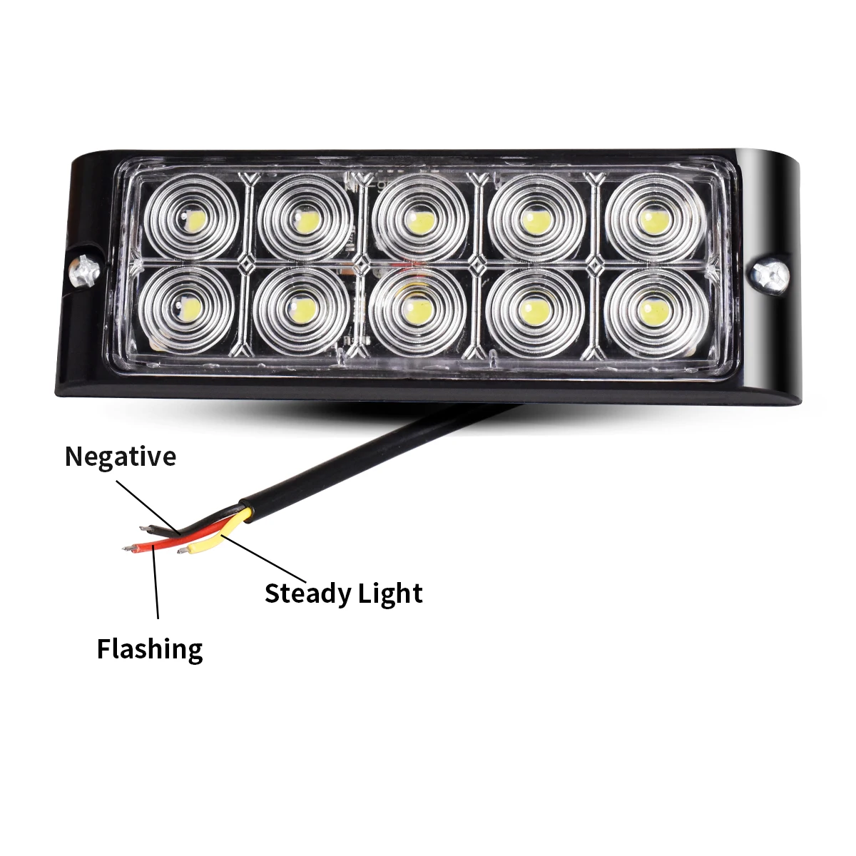 2PCS Ultra Helle LED Bremsleuchte Seite Warnung Marker Licht Rot/Gelb/Weiß/Blau/grün 12V 24V Trailor Lkw Auto Schwanz Hinten Lampe – Detail 5