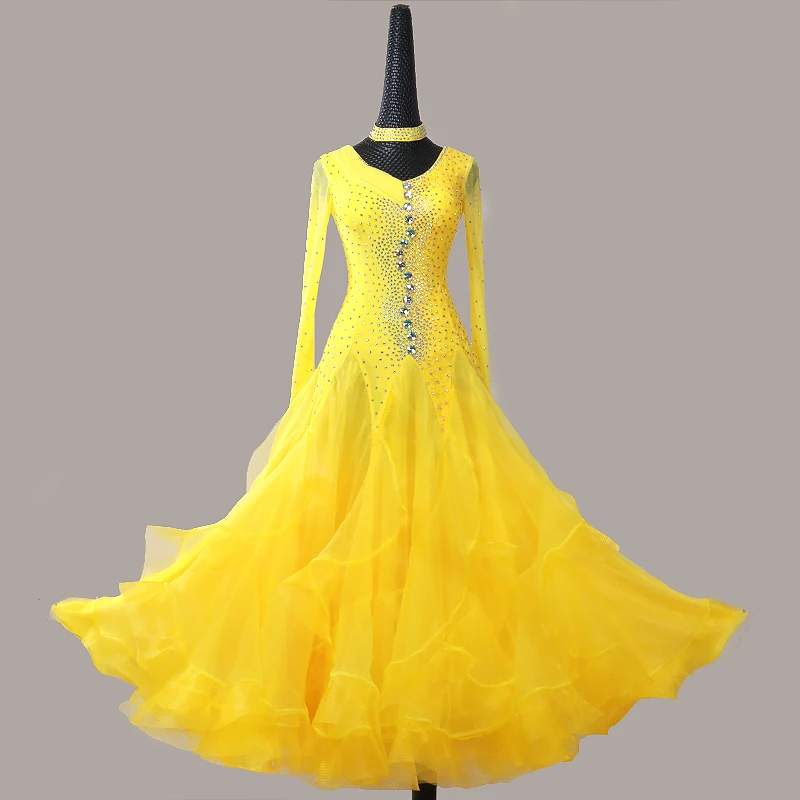 

Ballroom Dance Competition Dresses Dance Costumes Waltz Dress For Dancing Clothes Dance Wear Dress Rumba Standard Ballroom Dress