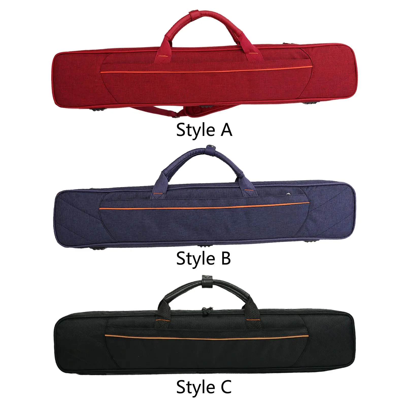 Flute Storage Bag Pool Cue Carry Bag Dustproof Portable Handle Flute Bag