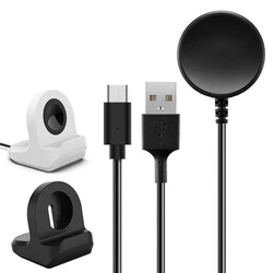 Fast Charger Cable For Samsung Galaxy Watch 7 6 Classic 5 Pro 4 42 46 40 44mm Active 2 Charging Dock Bracket USB/Type c Charger