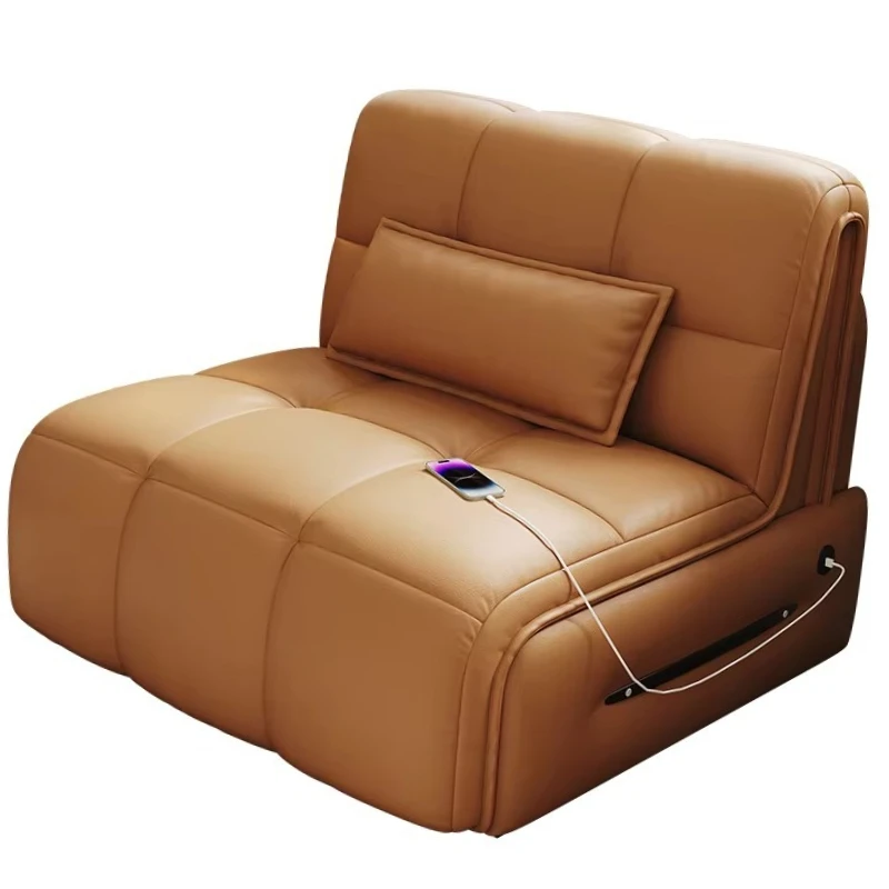 

Smart Electric Sofa Bed Modern Design Dual-Purpose Foldable Remote Control Small Apartment Living Room Bedroom Study