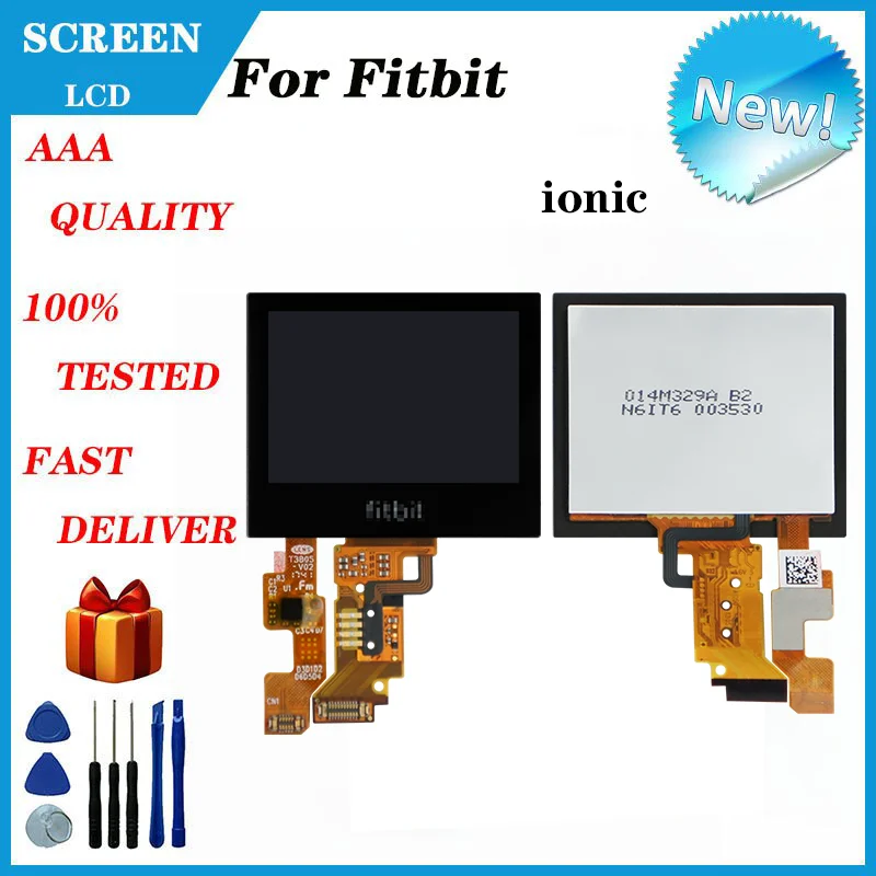 

Repair Part For Fitbit ionic Watch LCD Display Screen + Touch New Original