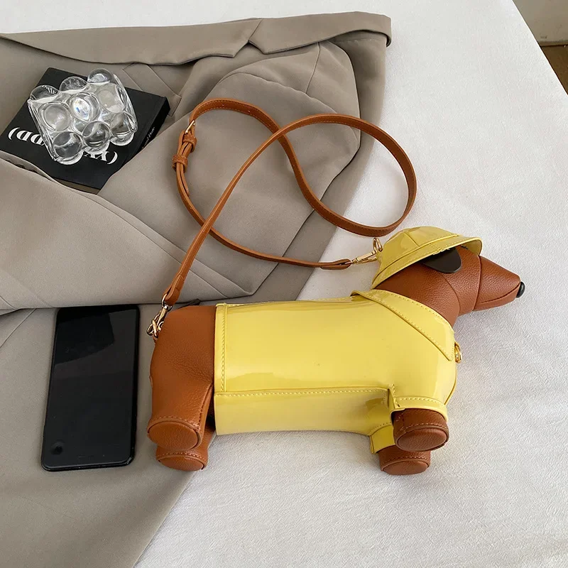 Tas Selempang Anjing Fashion untuk Wanita, Kreatif, Trendi, Serbaguna