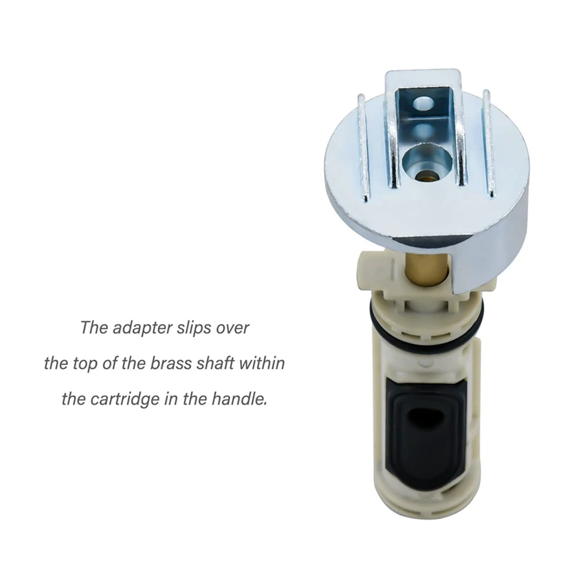 (NEW) 1222 Replacement Cartridge With 116653 Handle Adapter Kit For Moen, Compatible With One Hanlde Posi Temp Faucet