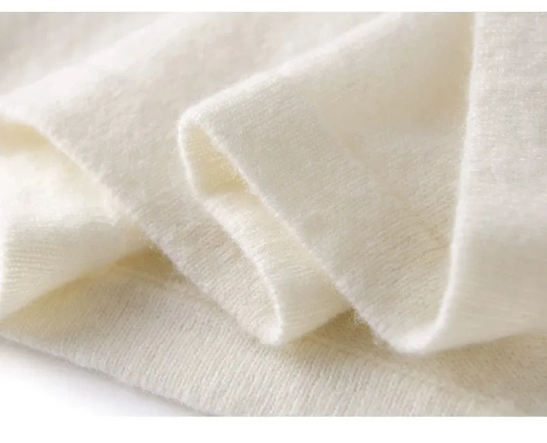 AOSSVIAO 2026 Neue Herbst-Winter-Kollektion Damen Reiner Kaschmir-Schal Einfarbig Warme Strick-Cape-Poncho mit Seitenknöpfen Oberbekleidung – Detail 15
