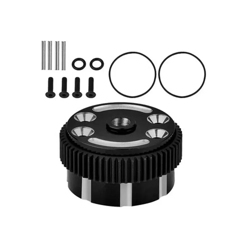

Aluminum Sealed Differential Case (TE38CH) for 1/10 Traxxas Slash 2WD Rustler Stampede Bandit VXL Upgrade Parts (Black)