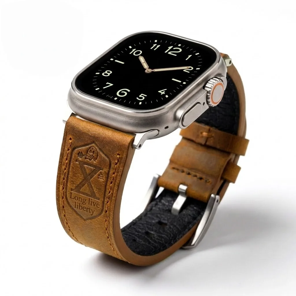 Crazy-Horse-Lederarmband für Apple Watch Ultra 2 3 49mm 46mm 45mm 44mm Uhrenarmbänder für iWatch Series 11 10 9 8 7 SE 6 5 4 Armband