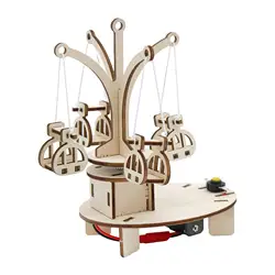Wooden Revolving Chair Science Cognition for Creative Gift Teaching Props