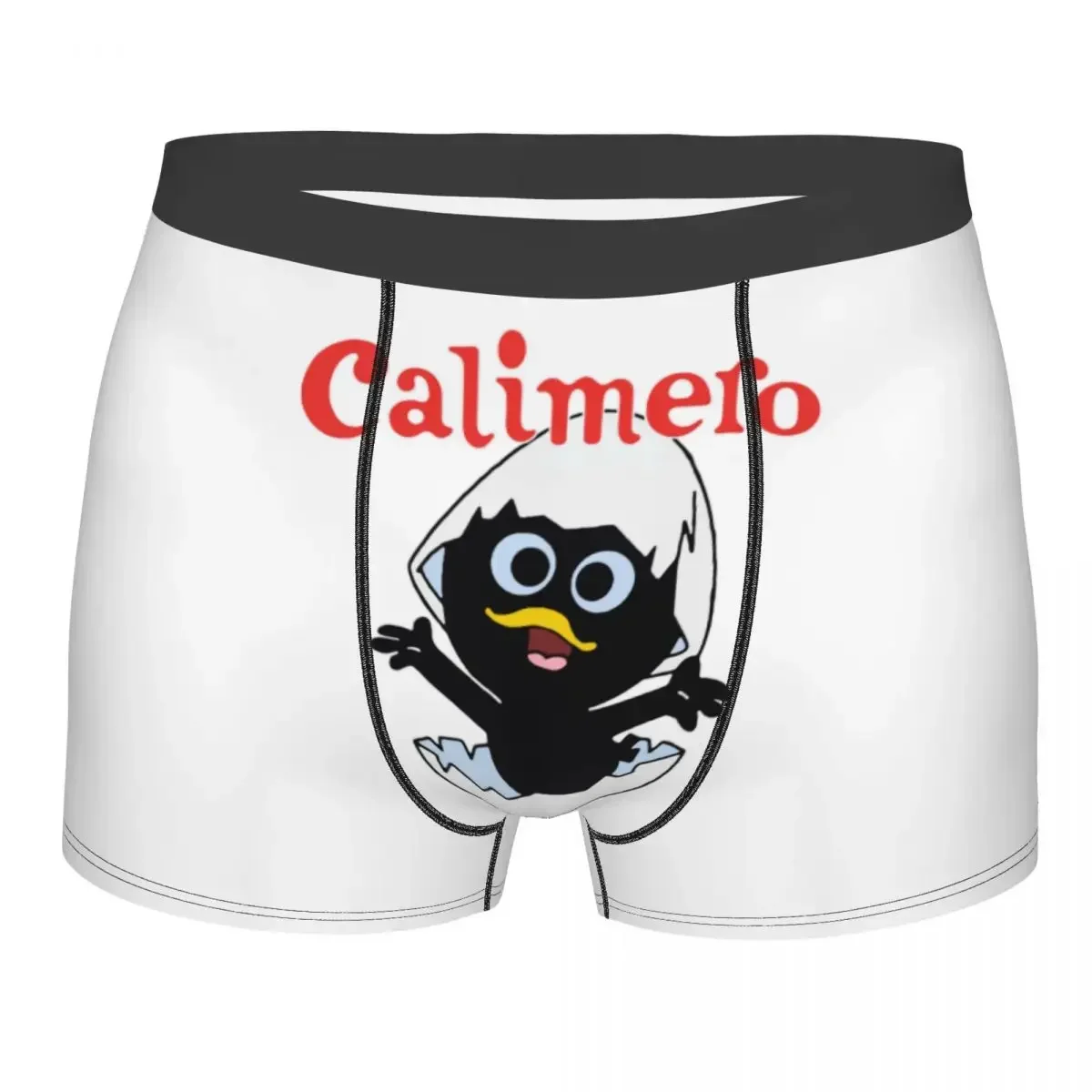 

Men Calimero Underwear Cartoon Hot Boxer Shorts Panties Homme Mid Waist Underpants S-XXL