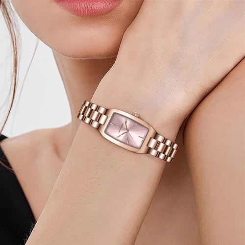 Imagen 2 del producto Reloj SAPPHEROLuxury para mujer, correa de acero inoxidable, reloj resistente al agua, esfera ultrafina, reloj Simple de moda para mujer, reloj preciso