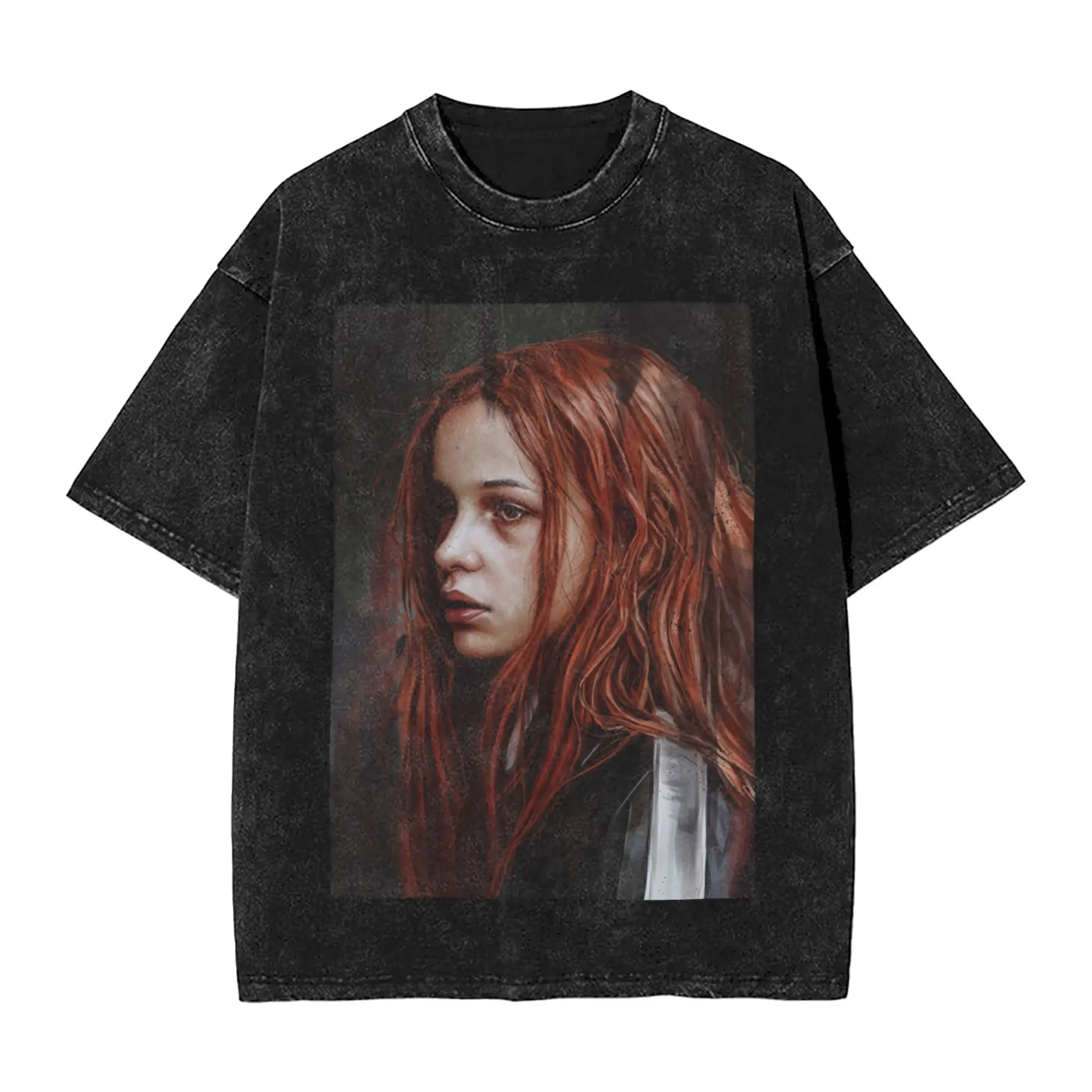 Christiane F. – Wir Kinder vom Bahnhof Zoo Washed T Shirt Streetwear Hip Hop Fashion T-Shirt  Tee Shirt Men Women Short Sleeve