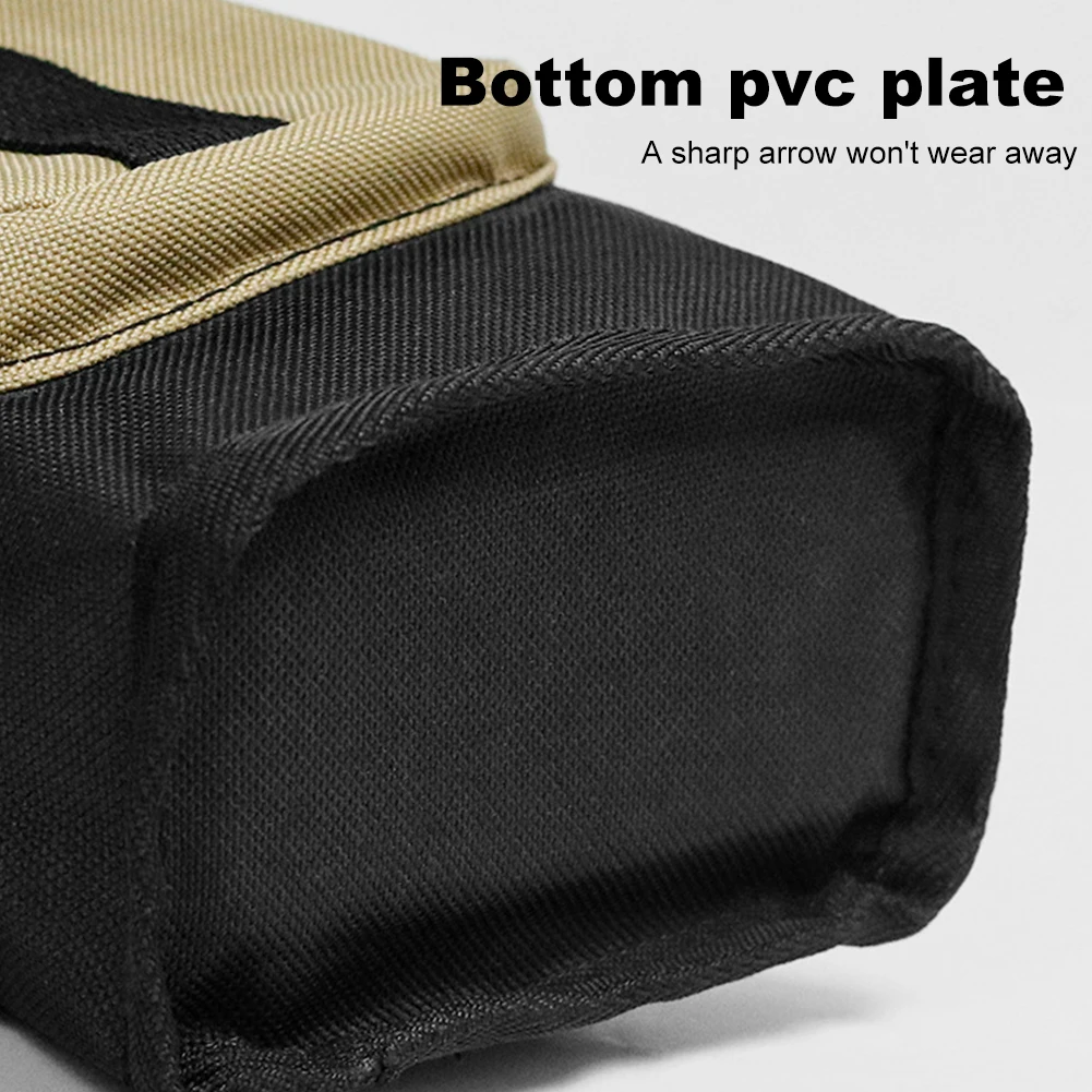 

Легкий колчан для стрельбы из лука Pskook, складная компактная сумка для стрел двойного назначения с карманом для стрел с системой Molle, подвесная для охоты