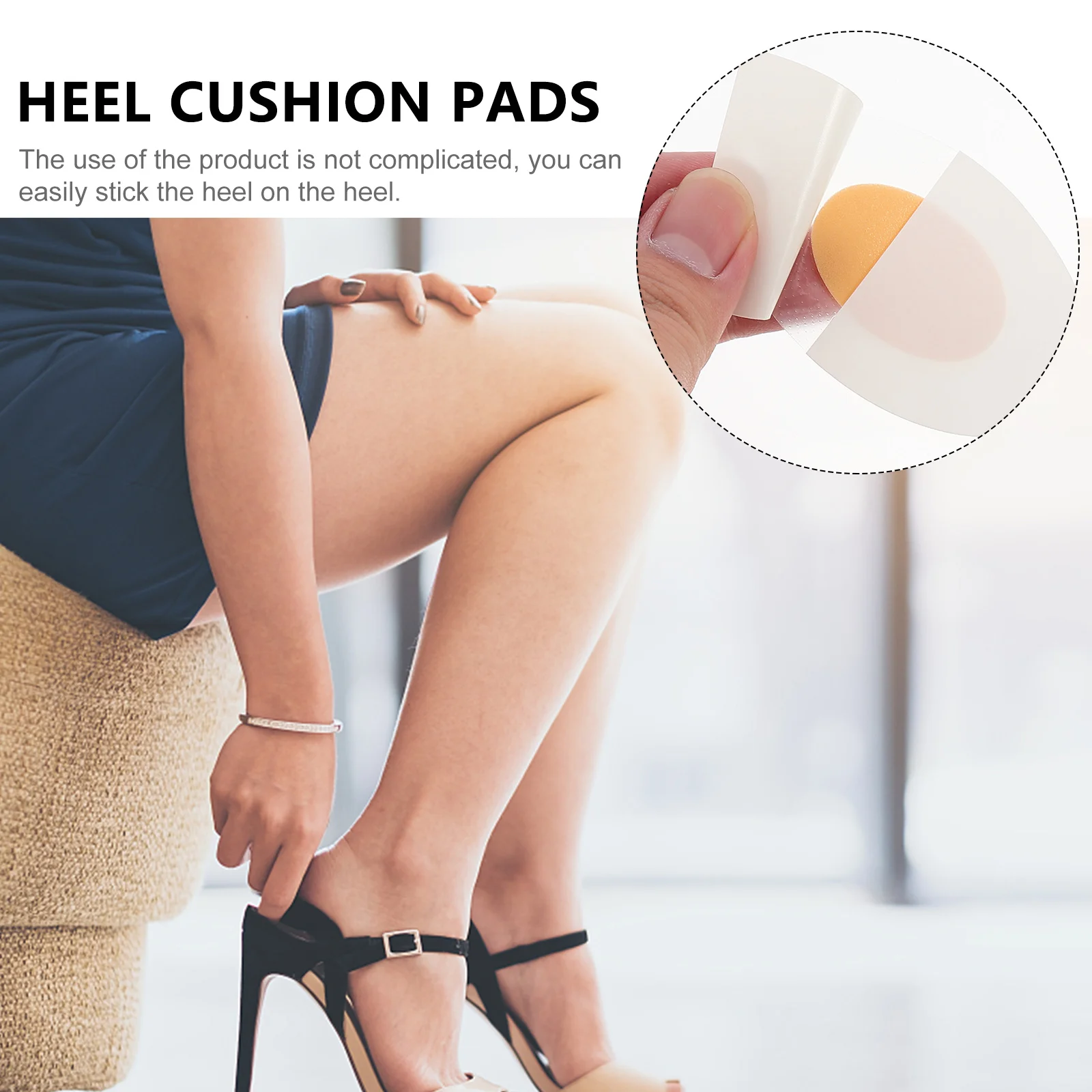 

Anti-wear Stickers Invisible Shoes Inserts Self-adhesive Heel Pad Foot Care Protector High Grip Forefoot Grips Pads