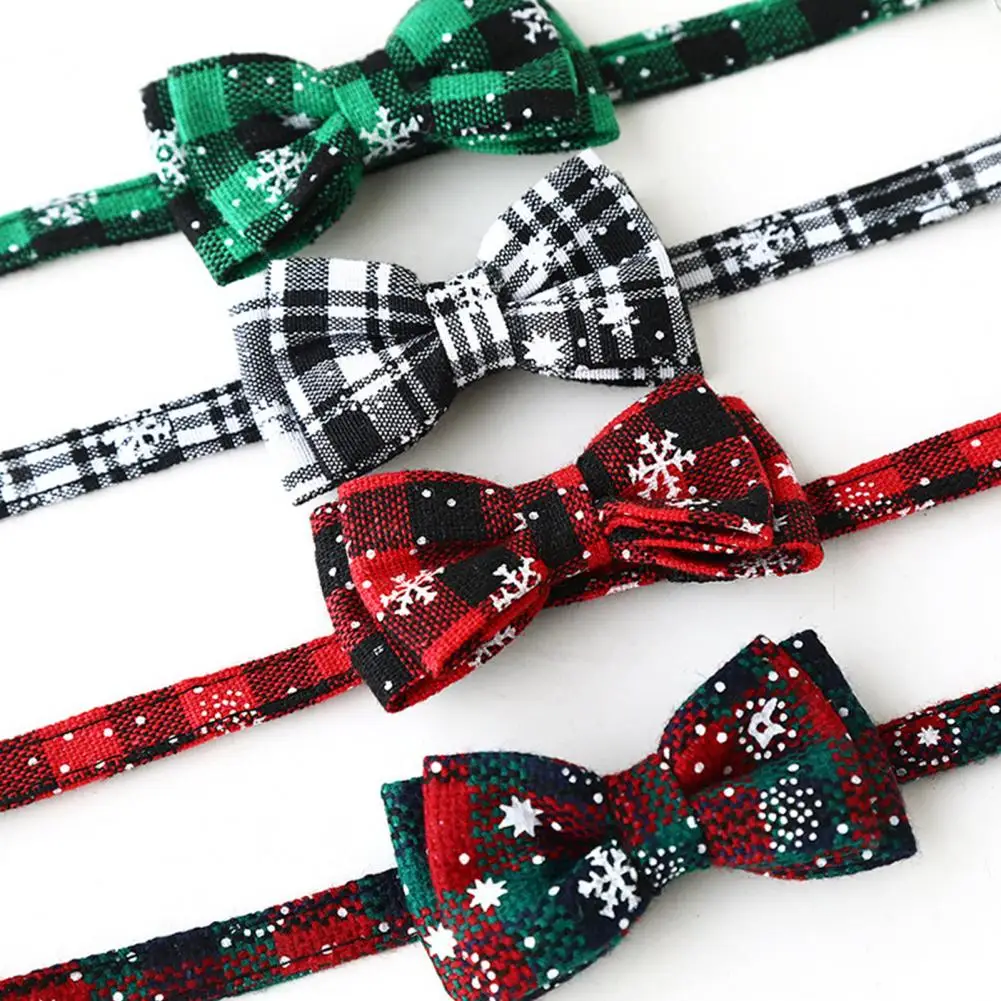 Create Atmosphere User-friendly Christmas Element Pet Collar for Party