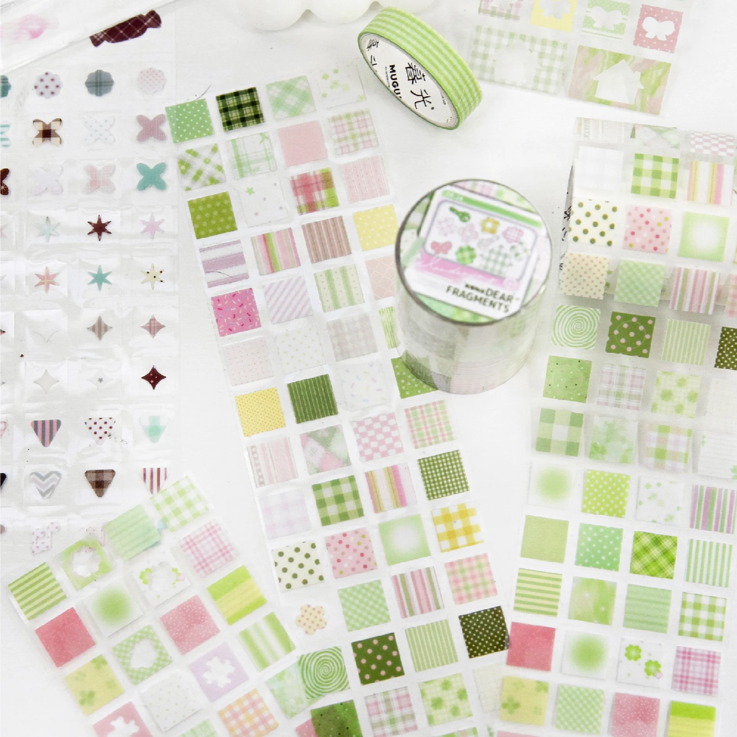 JIAMEI 60mm * 2m Nature Stamp Series Kawaii Ins Basic Decoration Die Cut Tape DIY Diary Scrapbook Aesthetics Journal Supplies