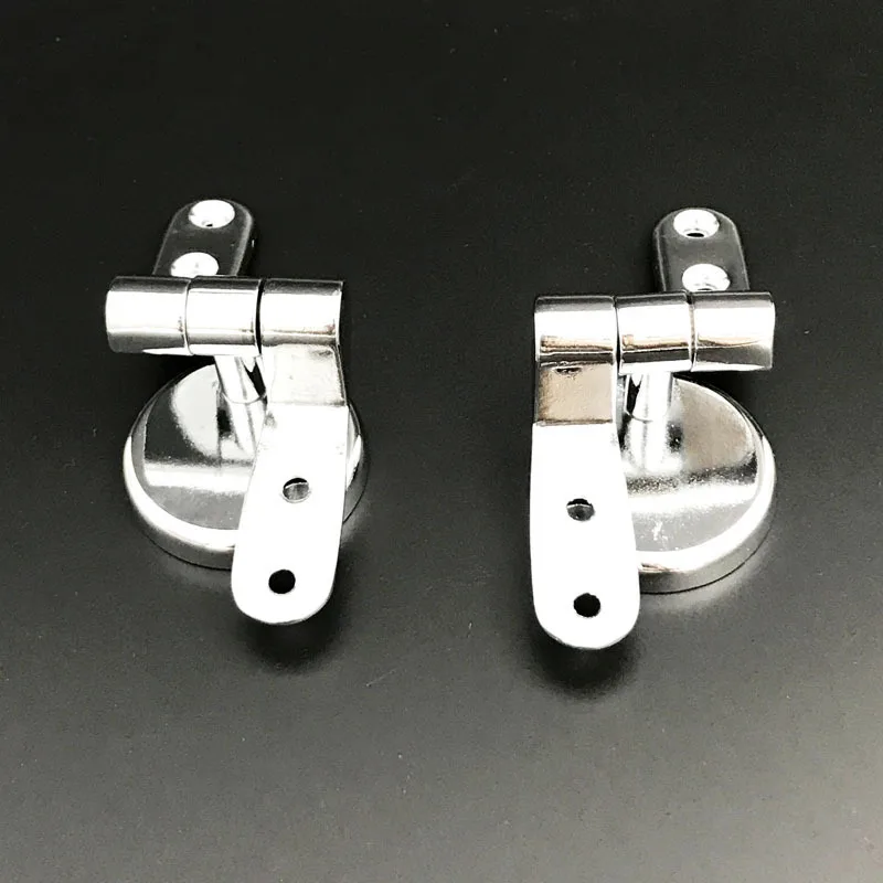 New hotel heavy toilet accessories bathroom zinc alloy toilet lid hinge with screw accessories