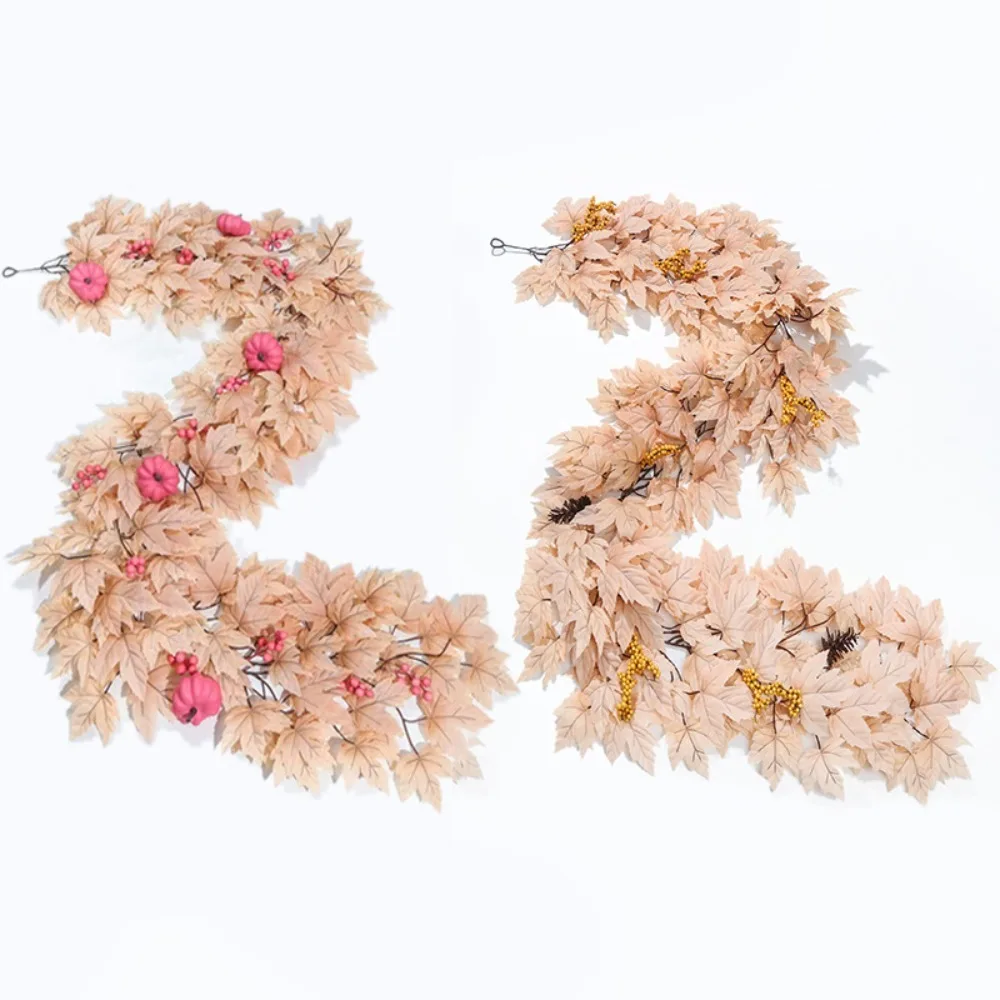 

Artificial Maple Vines are Suitable for Home Garden Decoration, Thanksgiving Decoration, and Harvest Festival Decoration.