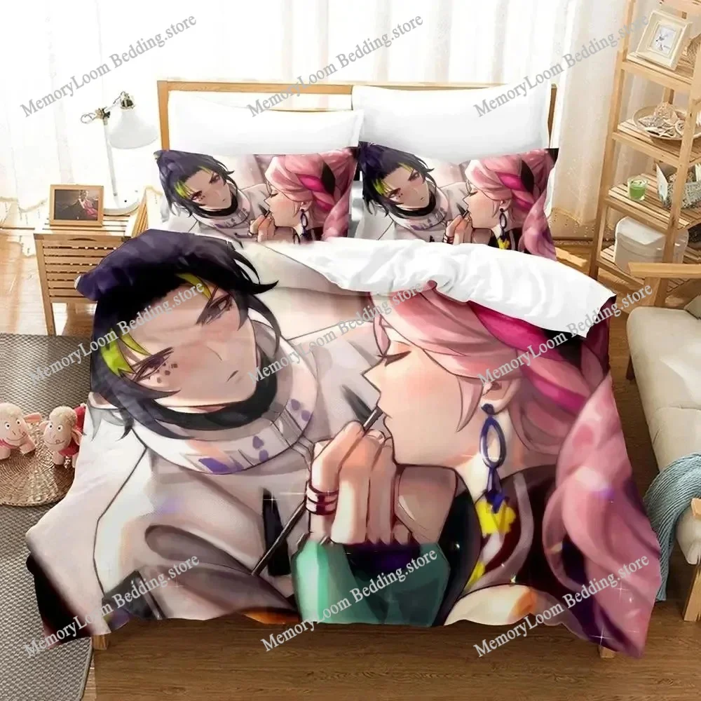 

3D Printing Trendy Soft Cupid Parasite Anime Bedding Set Duvet Cover Pillowcase Comforter King/Queen Size Boys Adult Bed Set