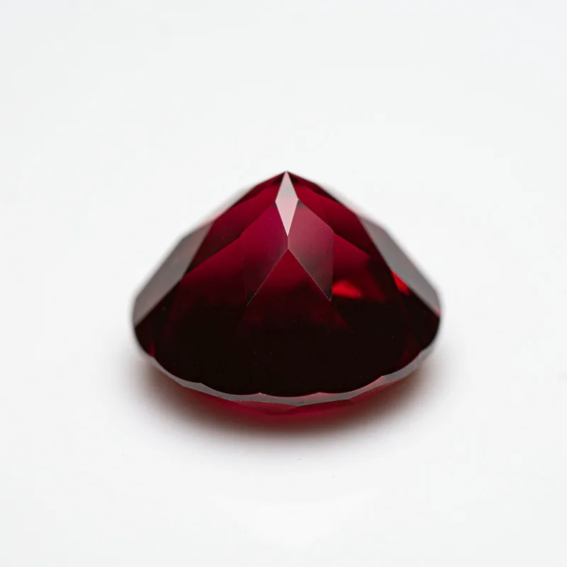 High Quality Lab Grown Ruby Pigeon Blood Red Round Cut Charms Gemstones for DIY Jewelry Making Materials Selectable Certificate