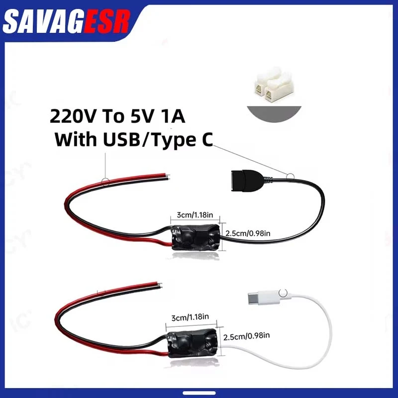 4k Module Wireless Camera Dedicated AC 220 To DC  5V1A 5W Transformer USBVoltage Regulator Power Module DC Voltage Regulator