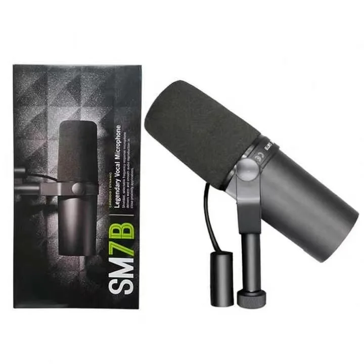 

2025 Professional Podcasting Cardioid Studio Wired Vocal Condenser Recording Mic Dynamic Usb Microphone SM7B