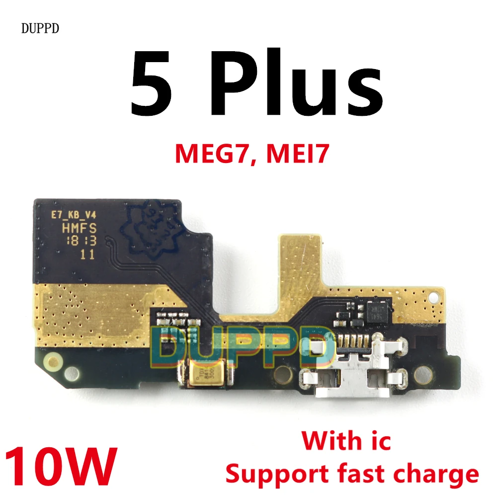 USB Charging Port Flex Cable Dock Connector Board Repair Parts 5Plus For Xiaomi Redmi 5 Plus MEG7 MEI7 10W