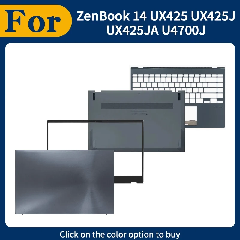New Cover For ZenBook 14 UX425 UX425J UX425JA U4700J LCD Screen Back Cover Front Bezel Palmrest Bottom Case