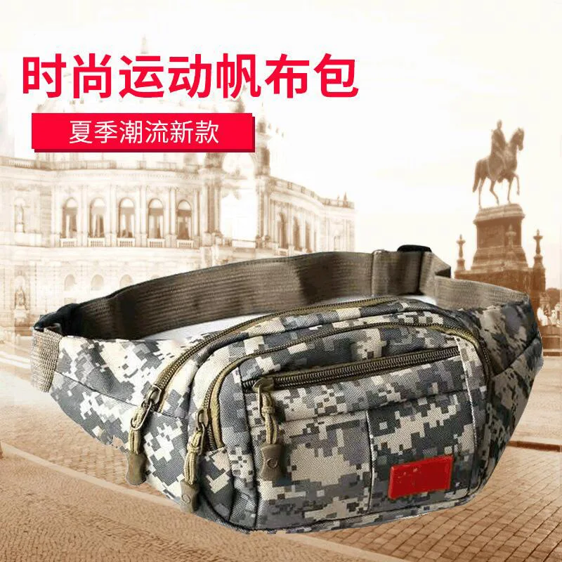 Bolso cruzado de un hombro para hombre, riñonera de camuflaje de gran capacidad, multifunción para teléfono