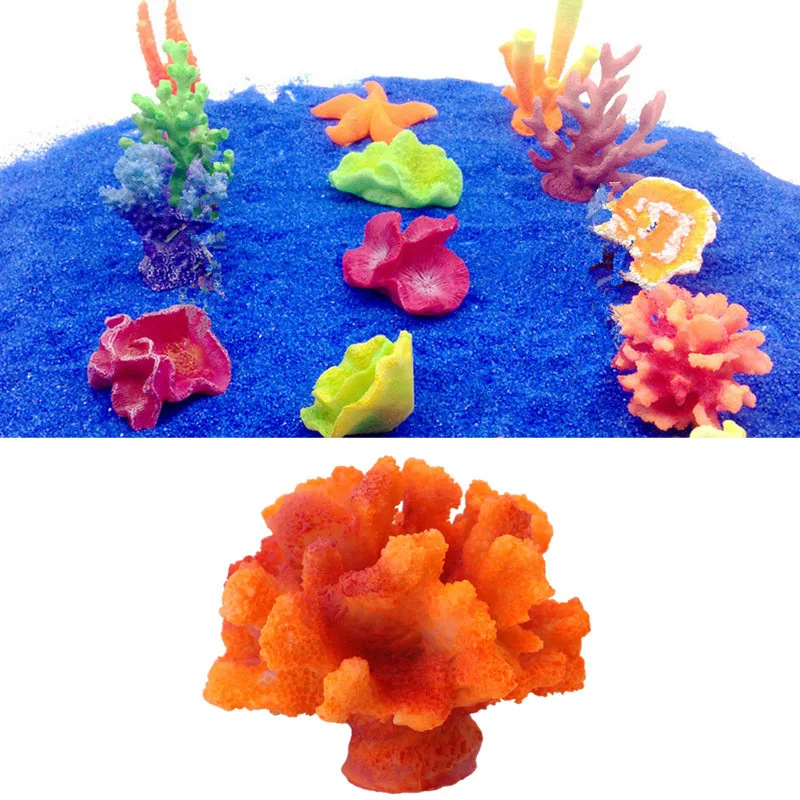 Artificial Resin Coral Mini Aquarium Fish Tank Decorations Underwater Ornament