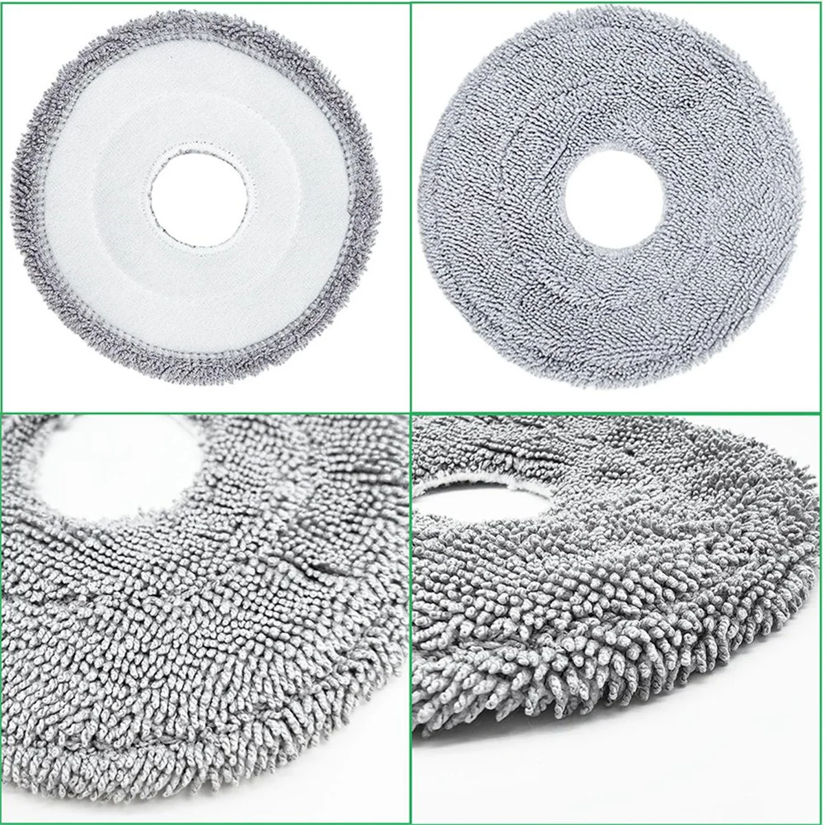 ผ้าไมโครไฟเบอร์สำหรับถูพื้น Y32A 8 ชิ้น สำหรับหุ่นยนต์ดูดฝุ่น P20 Pro/T5 Pro อุปกรณ์เสริม ผ้าถูพื้นสำรอง