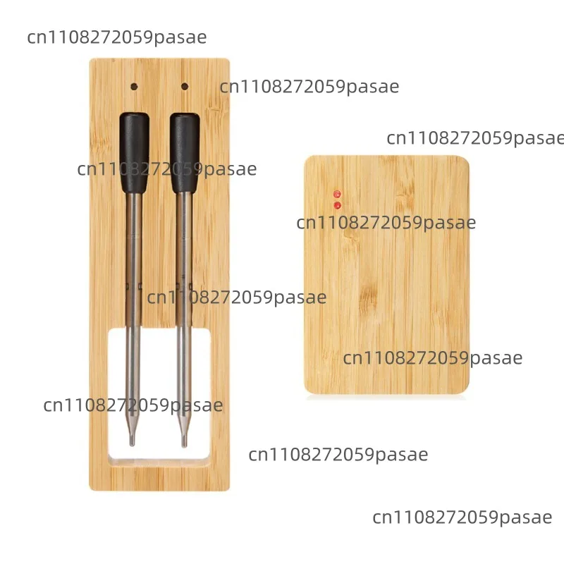 Bluetooth 5.2 Double Needle Temperature Resistant Oven Thermometer Repeater Spacing Food Thermometer BBQ BBQ Smart Home