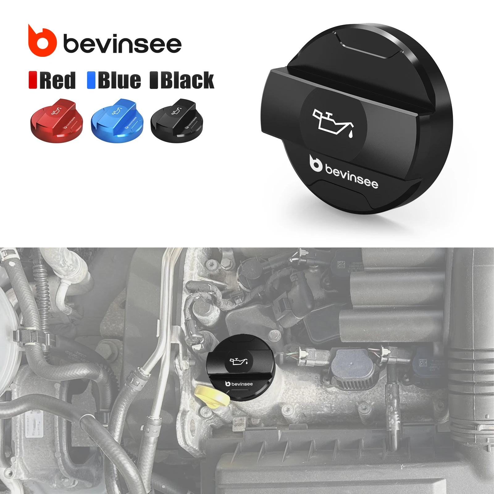 

For EA211 Engines Oil Filler Cover for Audi A3 8V 8Y 8P A1 RS3 Q2 for VW for Golf 7 for Skoda Octavia Fabia III for SEAT Leon 5F