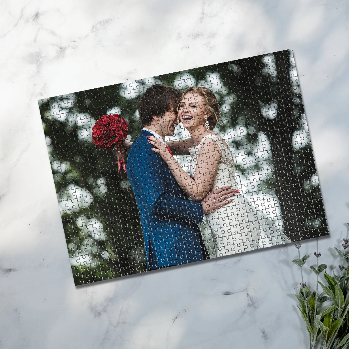 35/300/500/1000pcs Personalized Custom Photo Puzzle wedding photos For Festivals Parties Weddings Birthdays Holidays