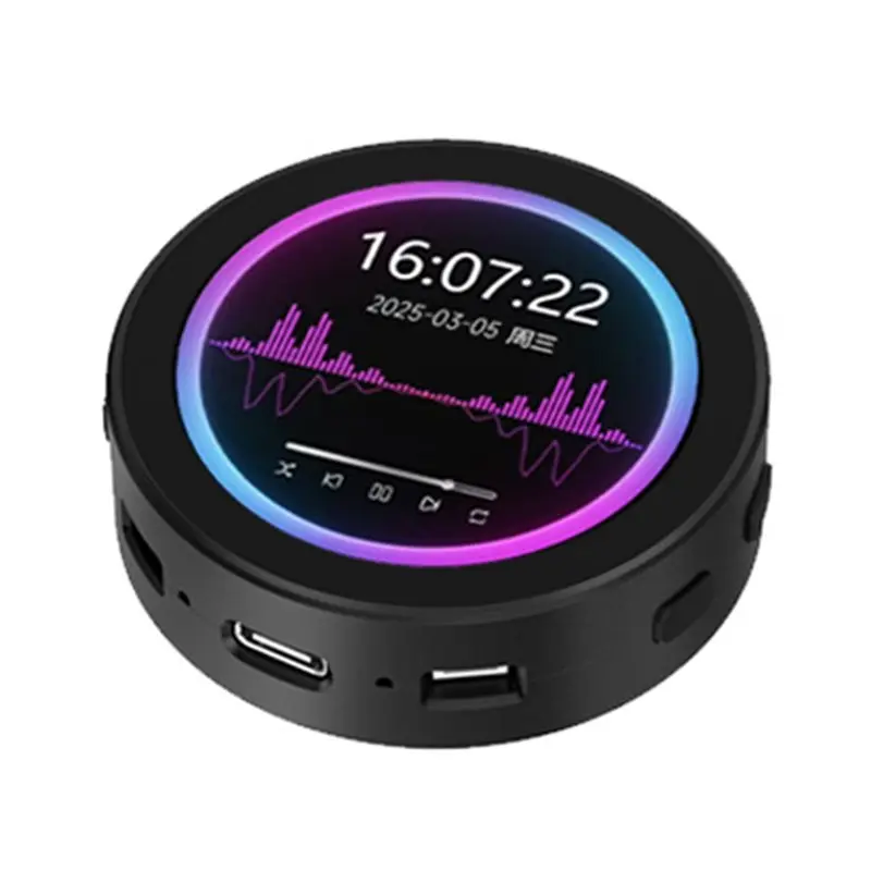 Плата разработки ELECT-ESP32-S3 для Xiaozhi 1,85-дюймовый круглый ЖК-дисплей N16R8 Deepseek AI, робот для голосового чата ESP32-S3, 1,85-дюймовый ЖК-дисплей