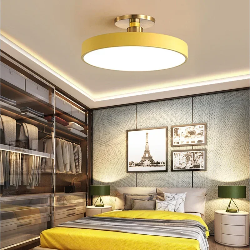 Modern LED Ceiling Chandelier Makaron Ceiling Lights Living Bedroom Study Room Child Corridor Home Indoor Nordic Lamps Lighting