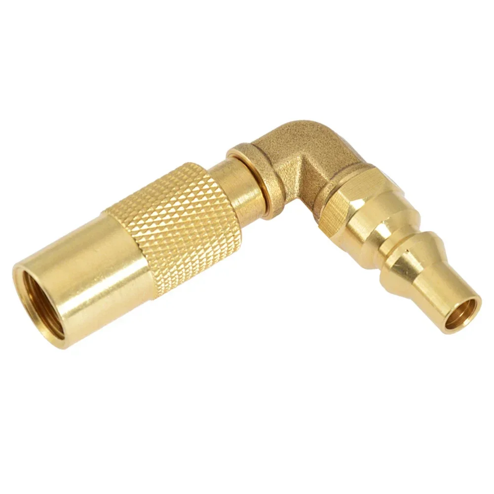 

Propane Connector 9/16 To 1/4 Connector Outdoor Use Leak-free Connection Long-lasting Durability Portable Design