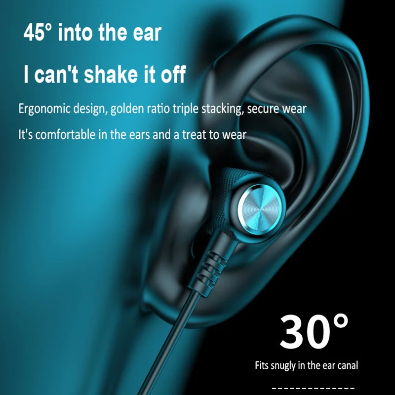 Cuffie wireless, auricolari Bluetooth, auricolari con archetto in silicone, auricolari sportivi stereo HiFi 9D, auricolari magnetici impermeabili