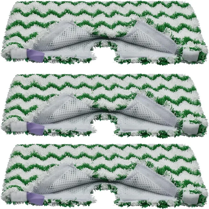 وسادات بديلة لممسحة البخار لسمك القرش ، ممسحة جيب بالبخار ، فرك ميكروفايبر ، سلسلة S3501 ، S3601 ، S3501S ، S3601C ، 4 ،