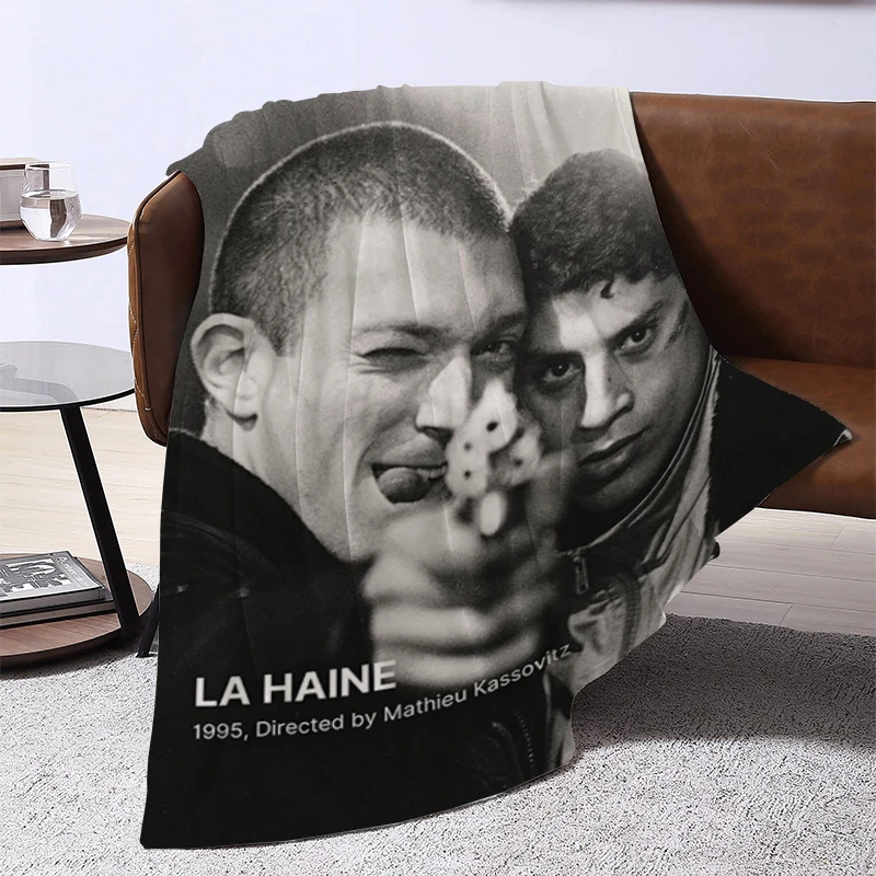 La Haine Picnic Blanket Fluffy Sofa Blankets & Throws Microfiber Bedding Catnap Knee Bed Throw Decorative Fleece Soft Nap Luxury