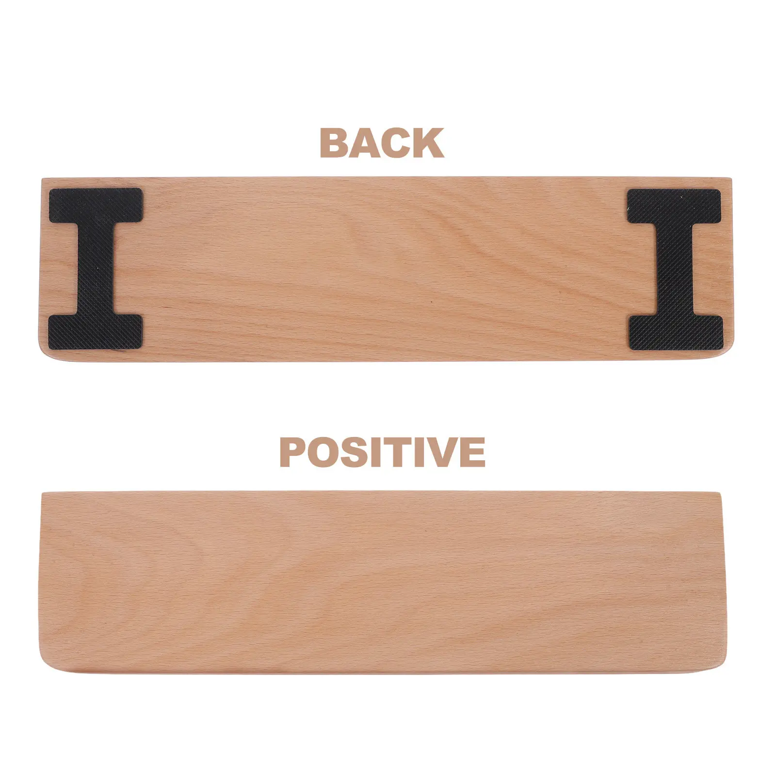 Wood Keyboard Wrist Rest Beech Wood Ergonomic Palm Support Anti-Slip Pads Comfortable Typing Gaming Desk Hand Cushion