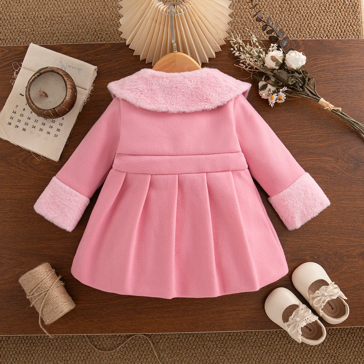 Baby Girl Dress Spring And Autumn Cotton Solid Color Bubble Sleeve Mesh Long Sleeve Girls Dresses Cute Casual Girl Clothing