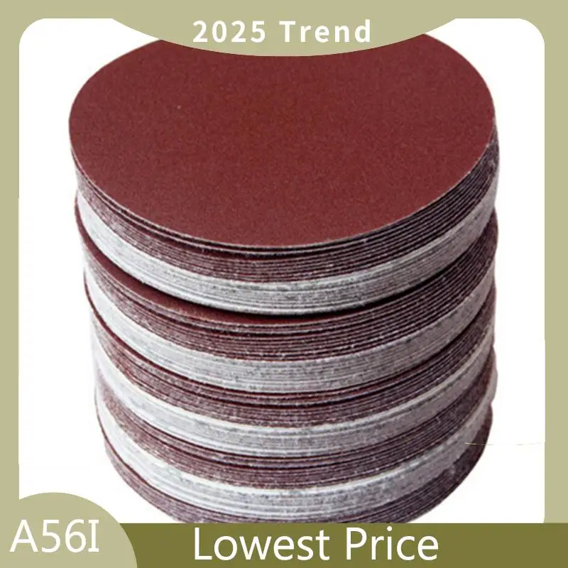 ABDD 2 Set Aksesori: 30 Buah 125Mm Disk Lembaran Pasir Grit 320/400/600/800/1000/1500 & 30 Buah 80/100/120/180/240/320